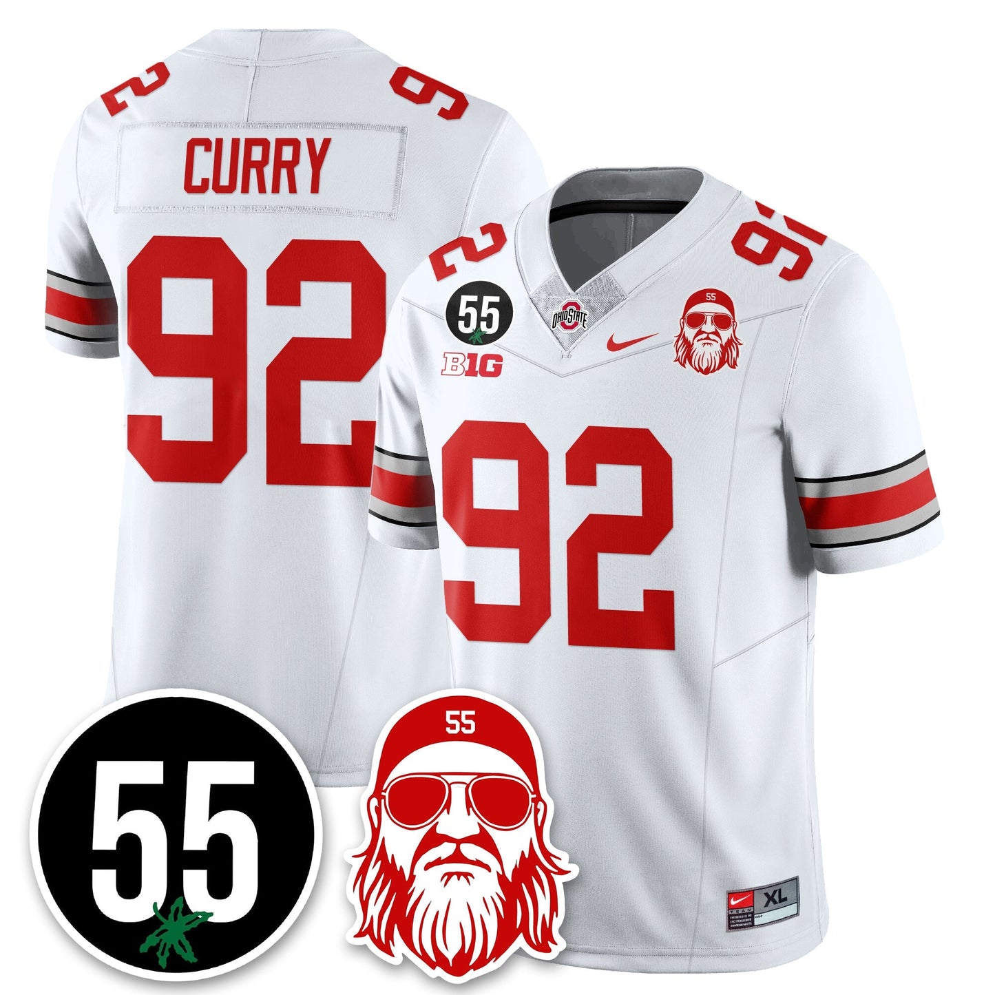 OSU Vapor Limited Jersey - Nick Mangold Patch - All Stitched-DTD