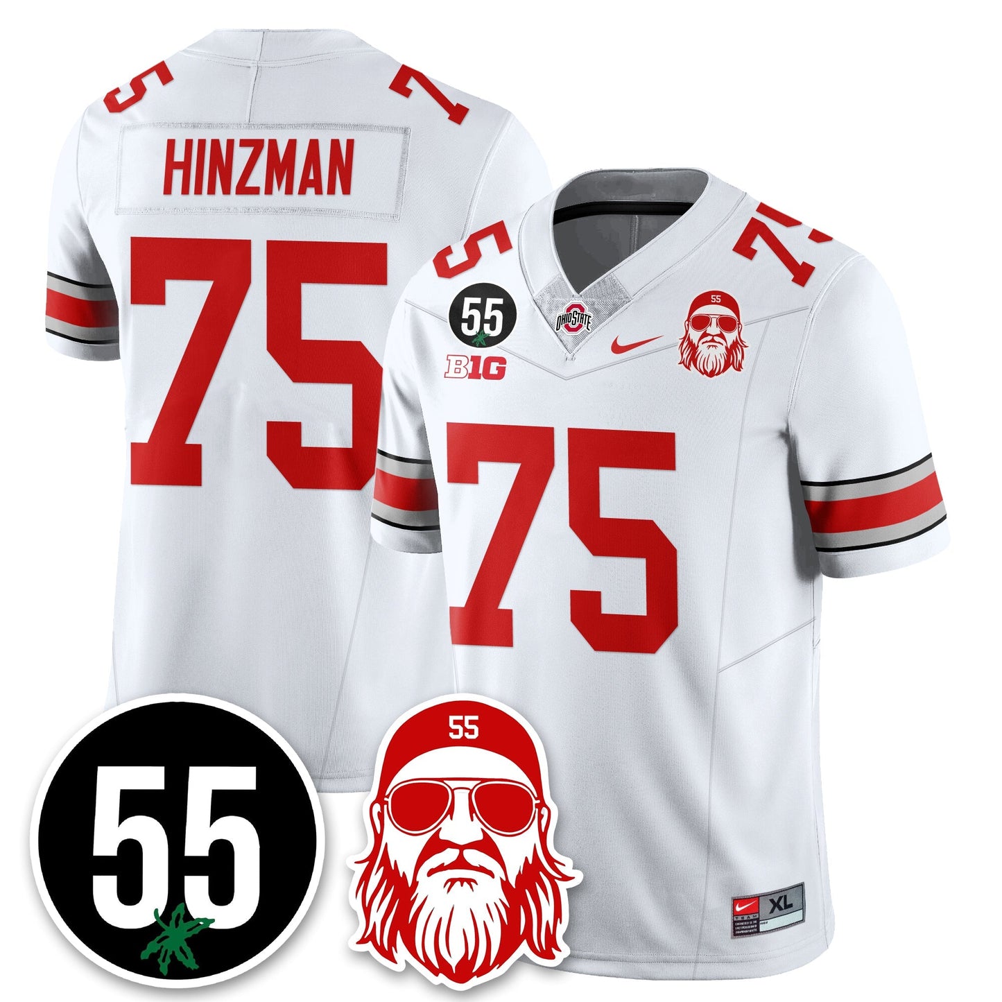 OSU Vapor Limited Jersey - Nick Mangold Patch - All Stitched-DTD