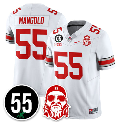 OSU Vapor Limited Jersey - Nick Mangold Patch - All Stitched-DTD