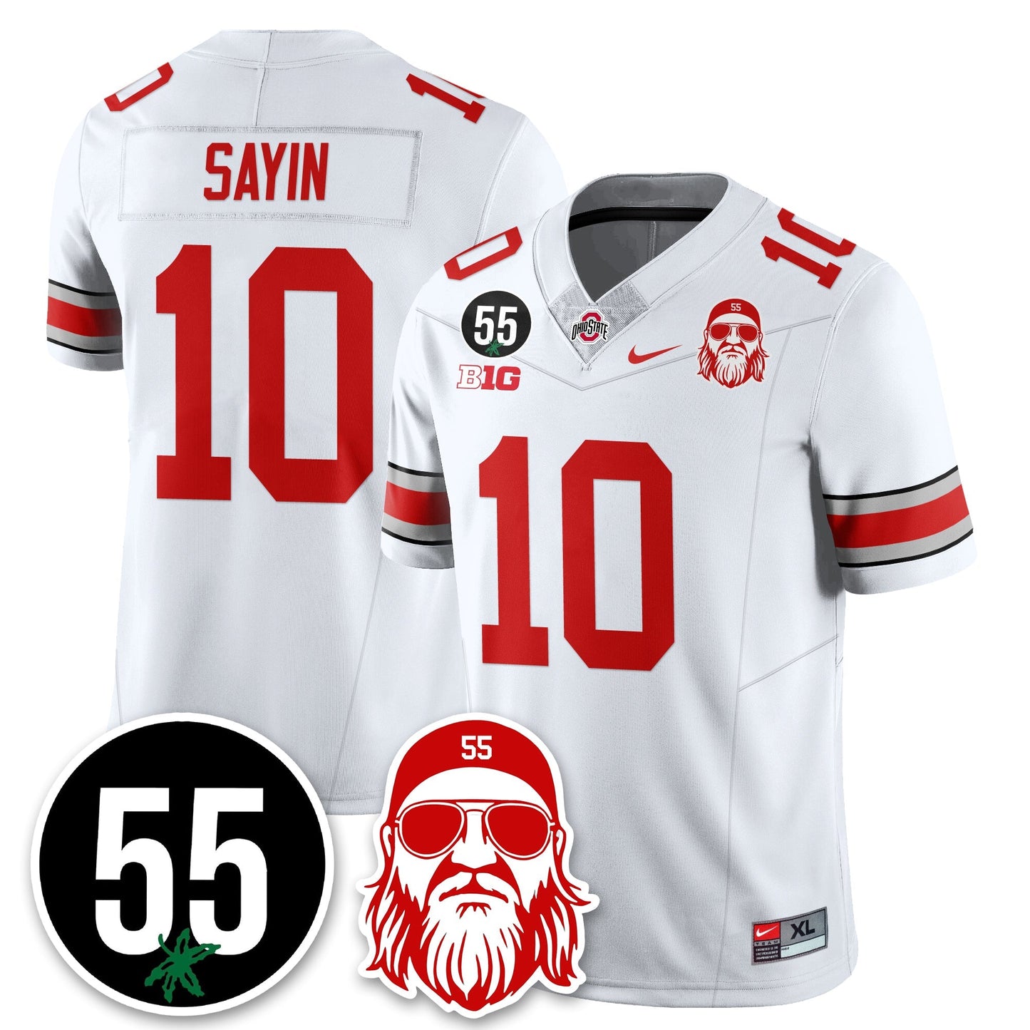 OSU Vapor Limited Jersey - Nick Mangold Patch - All Stitched-DTD