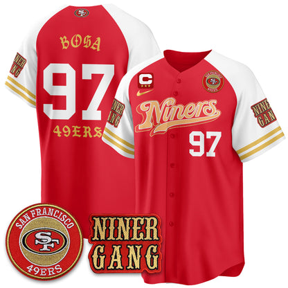 SF Born x Raised Baseball Jersey - All Stitched-DTD