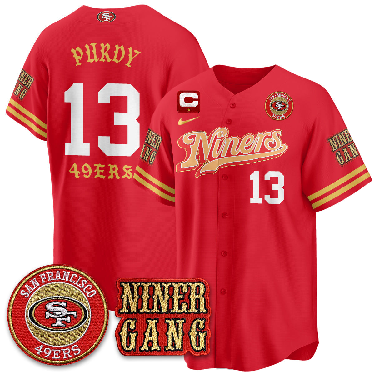 SF Born x Raised Baseball Jersey - All Stitched-DTD