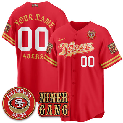 SF Born x Raised Baseball Custom Jersey - All Stitched-DTD