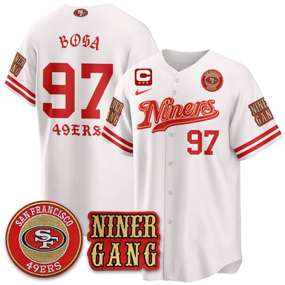 SF Born x Raised Baseball Jersey - All Stitched-DTD