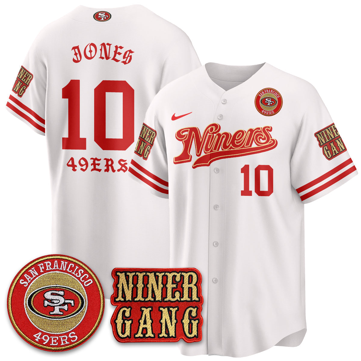 SF Born x Raised Baseball Jersey - All Stitched-DTD