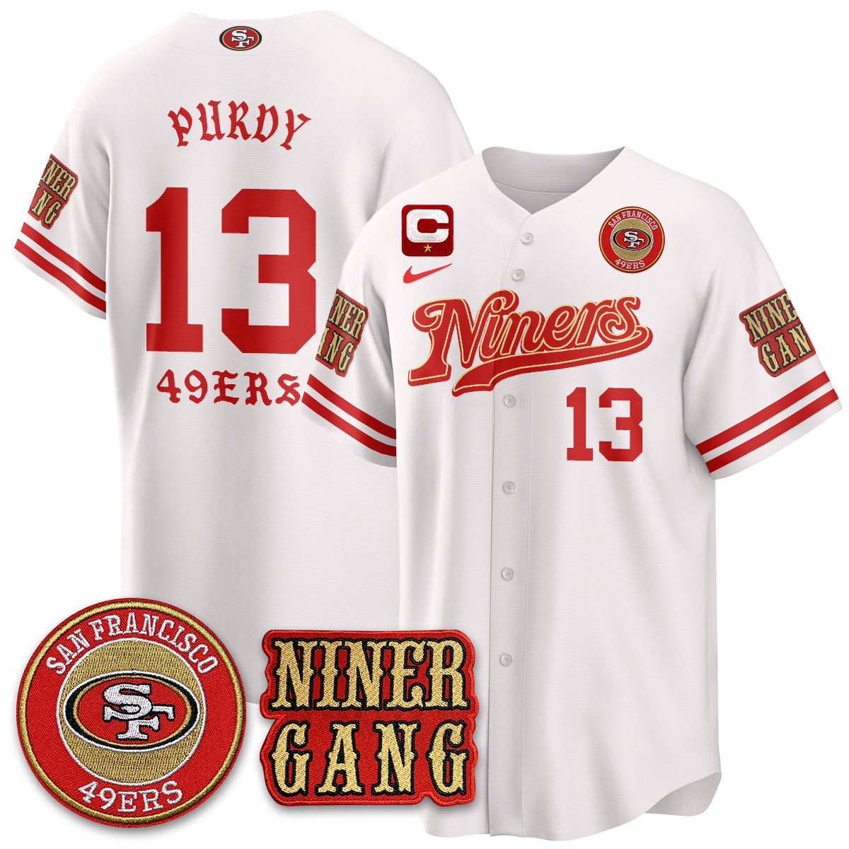 SF Born x Raised Baseball Jersey - All Stitched-DTD