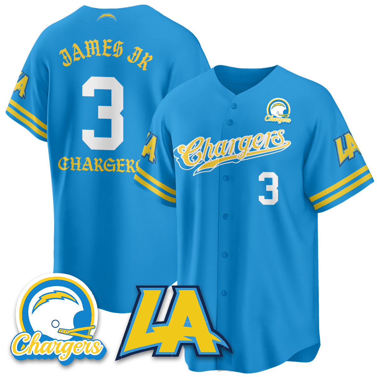 LVG Born x Raised Baseball Jersey - All Stitched-DTD