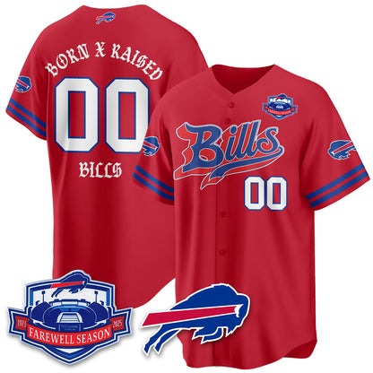 BUF Born x Raised Baseball Jersey - All Stitched-DTD
