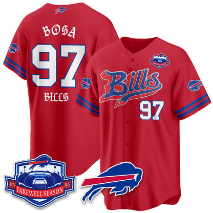 BUF Born x Raised Baseball Jersey - All Stitched-DTD