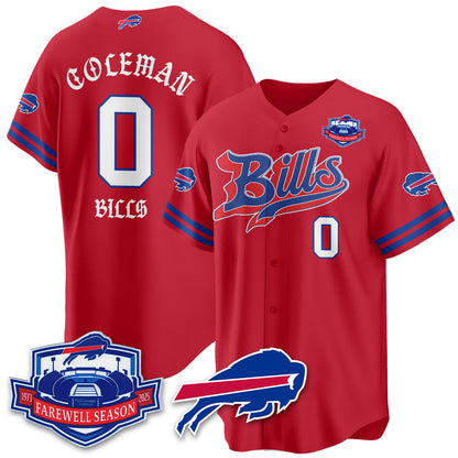 BUF Born x Raised Baseball Jersey - All Stitched-DTD