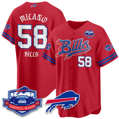 BUF Born x Raised Baseball Jersey - All Stitched-DTD
