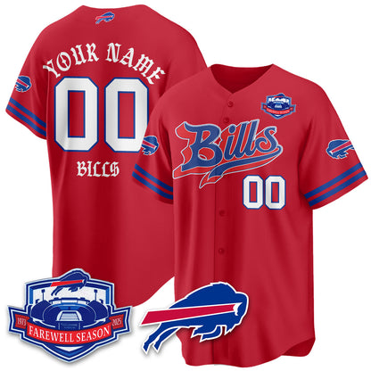 BUF Born x Raised Baseball Custom Jersey - All Stitched-DTD