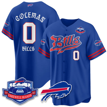 BUF Born x Raised Baseball Jersey - All Stitched-DTD