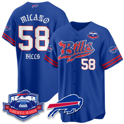 BUF Born x Raised Baseball Jersey - All Stitched-DTD
