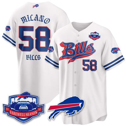 BUF Born x Raised Baseball Jersey - All Stitched-DTD