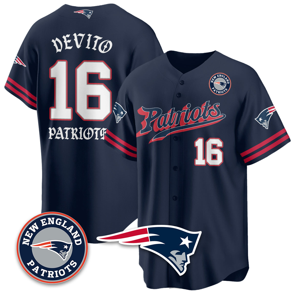 NE Born x Raised Baseball Jersey - All Stitched-DTD