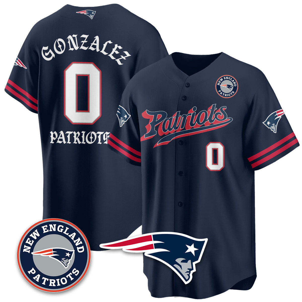 NE Born x Raised Baseball Jersey - All Stitched-DTD