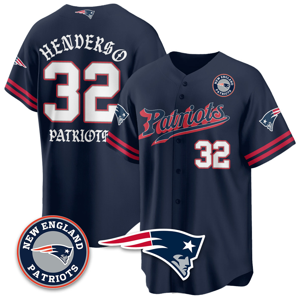NE Born x Raised Baseball Jersey - All Stitched-DTD