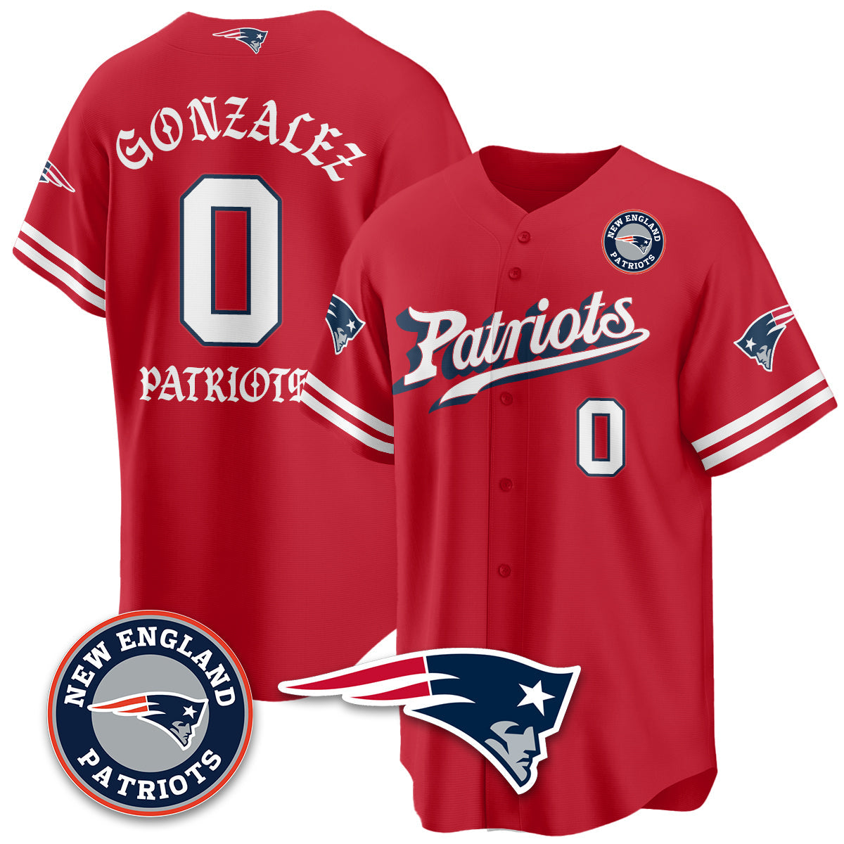NE Born x Raised Baseball Jersey - All Stitched-DTD