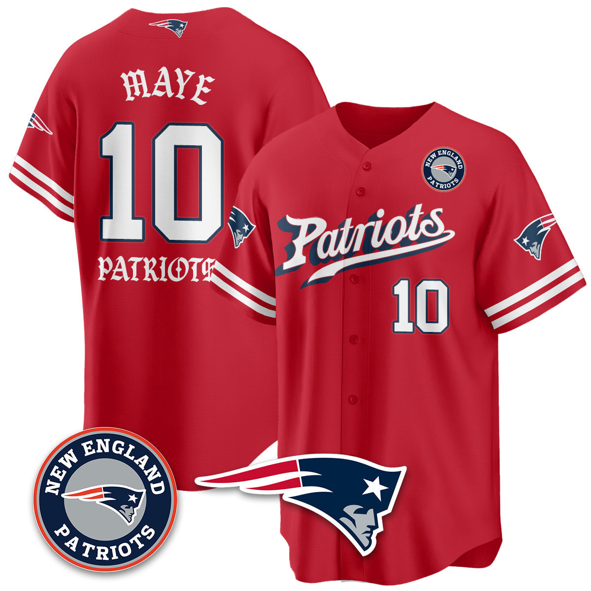 NE Born x Raised Baseball Jersey - All Stitched-DTD