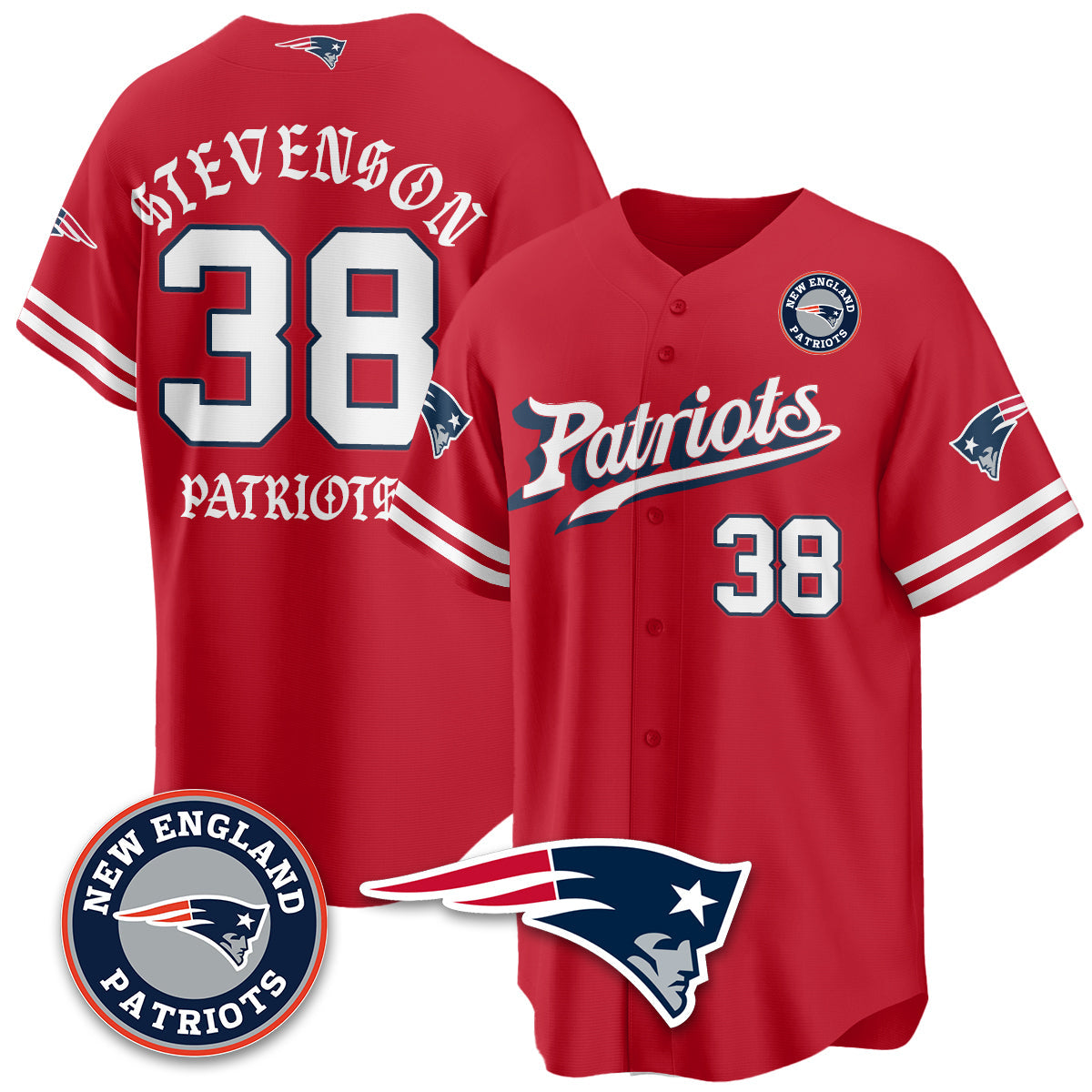 NE Born x Raised Baseball Jersey - All Stitched-DTD