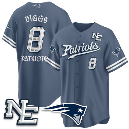 NE Born x Raised Baseball Jersey - All Stitched-DTD