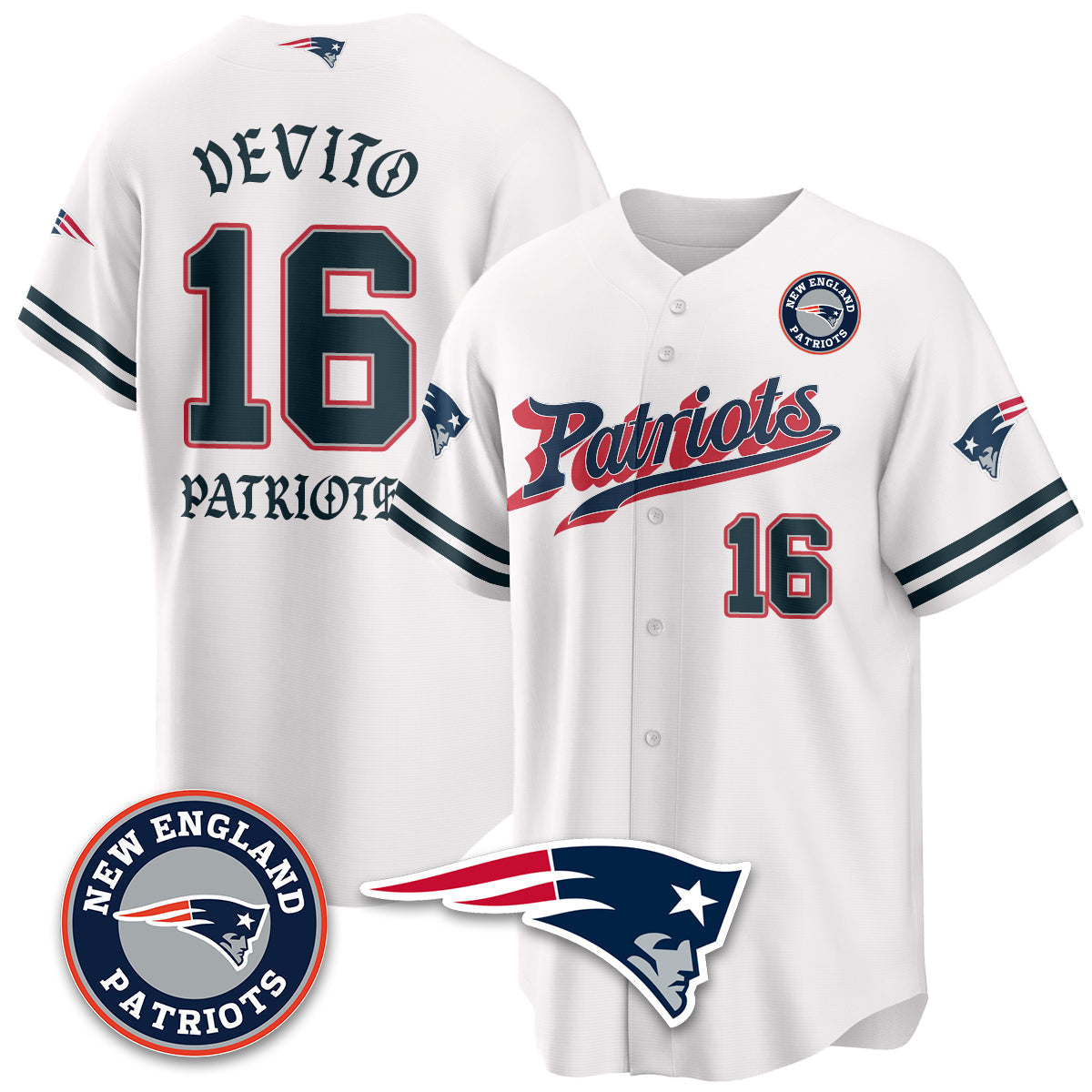 NE Born x Raised Baseball Jersey - All Stitched-DTD