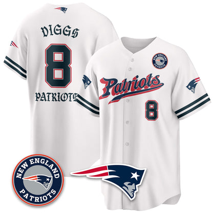 NE Born x Raised Baseball Jersey - All Stitched-DTD