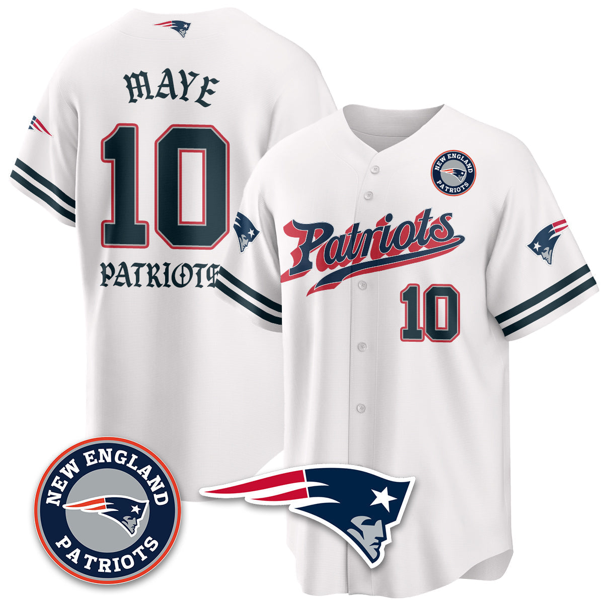 NE Born x Raised Baseball Jersey - All Stitched-DTD