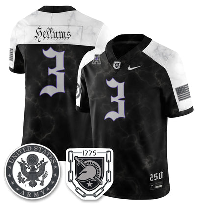 Army Black Knights Vapor Limited Jersey - 250 Years of Service and Sacrifice - All Stitched-DTD