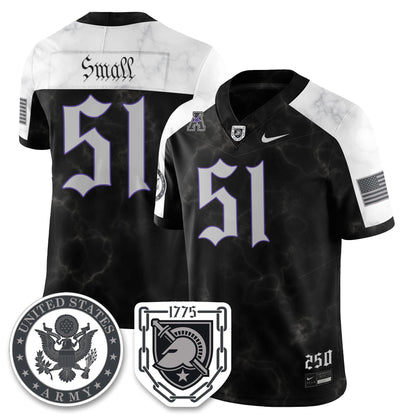 Army Black Knights Vapor Limited Jersey - 250 Years of Service and Sacrifice - All Stitched-DTD