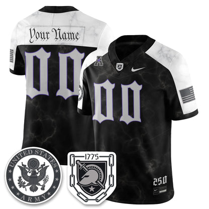Army Black Knights Vapor Limited Jersey - 250 Years of Service and Sacrifice - All Stitched-DTD