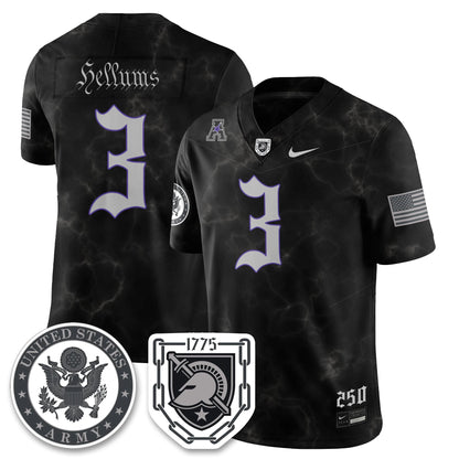 Army Black Knights Vapor Limited Jersey - 250 Years of Service and Sacrifice - All Stitched-DTD