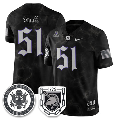 Army Black Knights Vapor Limited Jersey - 250 Years of Service and Sacrifice - All Stitched-DTD