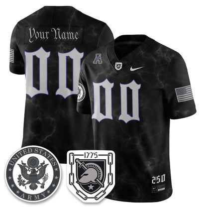 Army Black Knights Vapor Limited Jersey - 250 Years of Service and Sacrifice - All Stitched-DTD