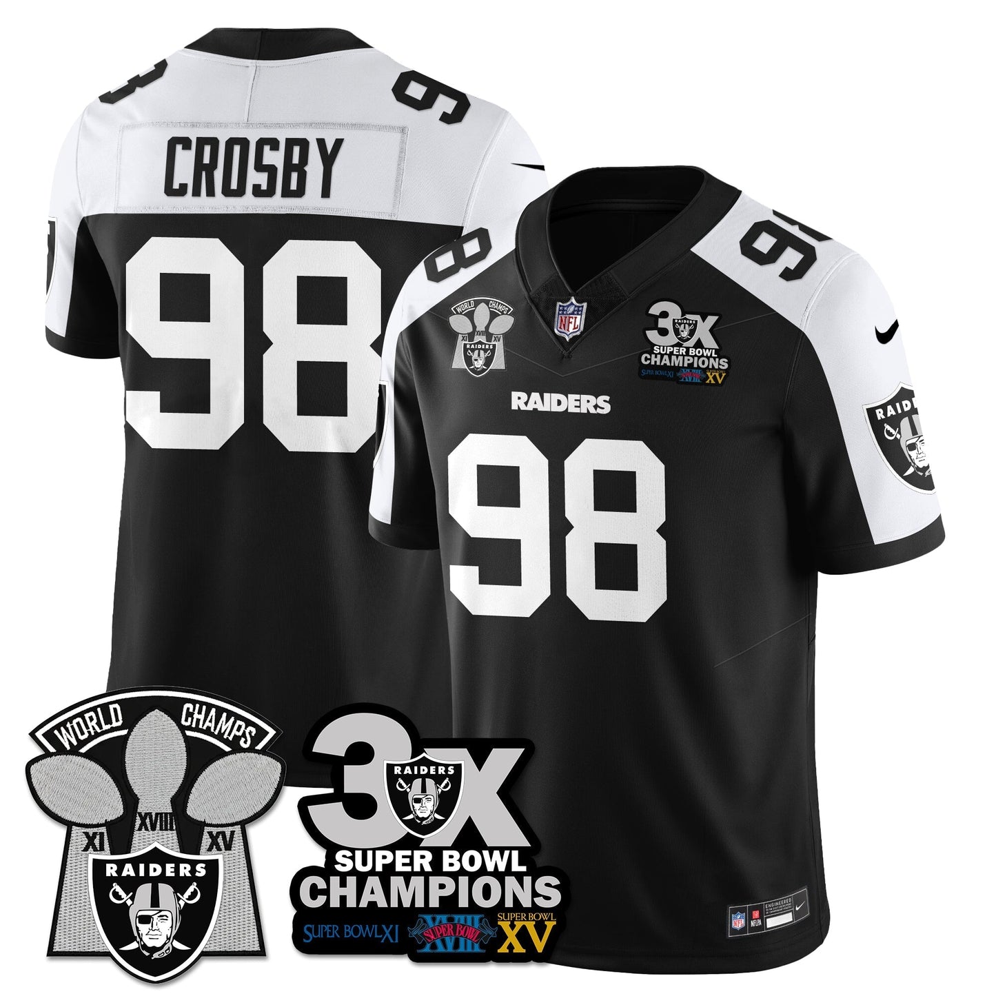 LVR 3-Time Champions Patch Vapor Limited Jersey - All Stitched-DTD