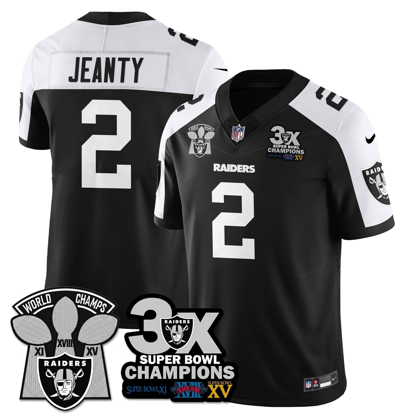 LVR 3-Time Champions Patch Vapor Limited Jersey - All Stitched-DTD