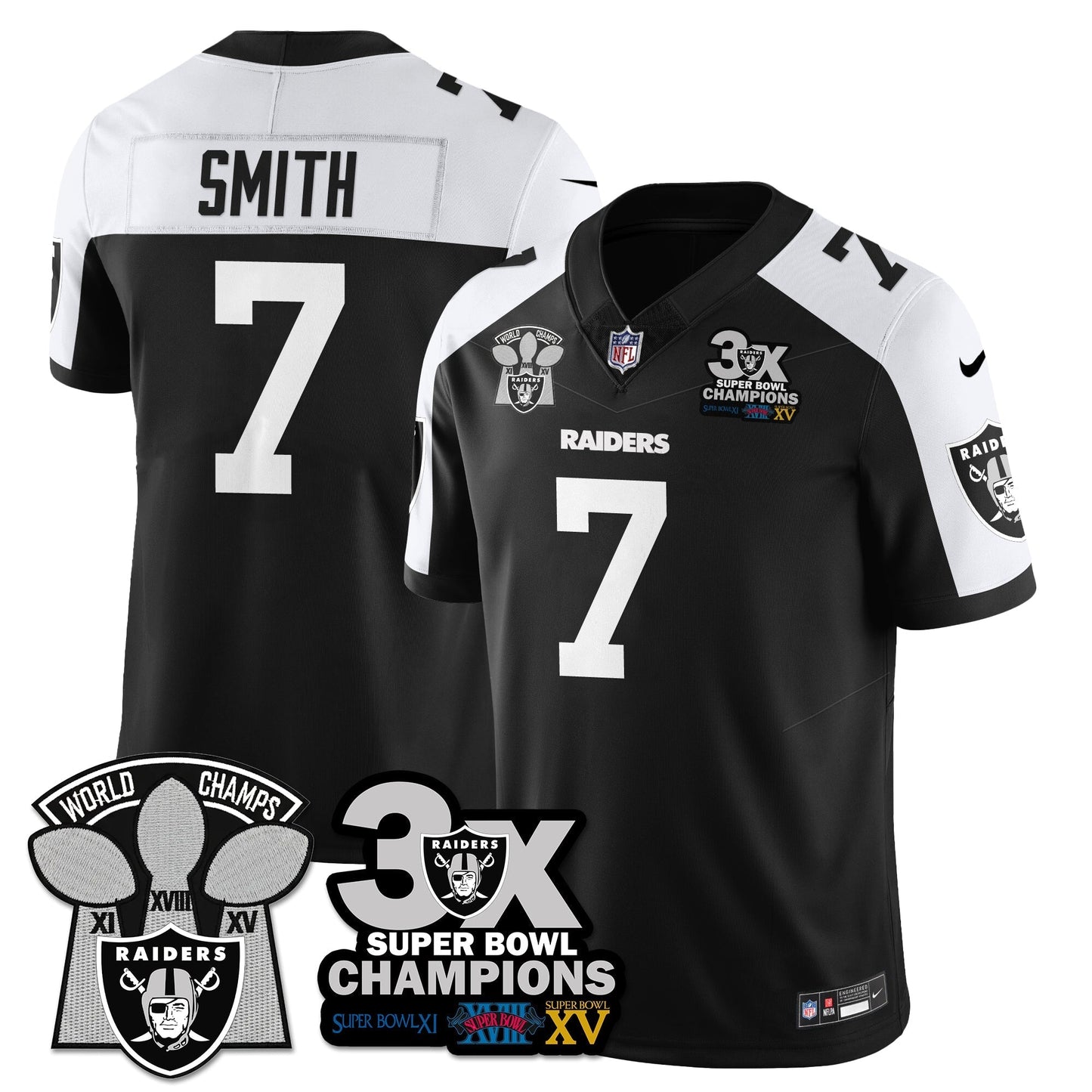 LVR 3-Time Champions Patch Vapor Limited Jersey - All Stitched-DTD