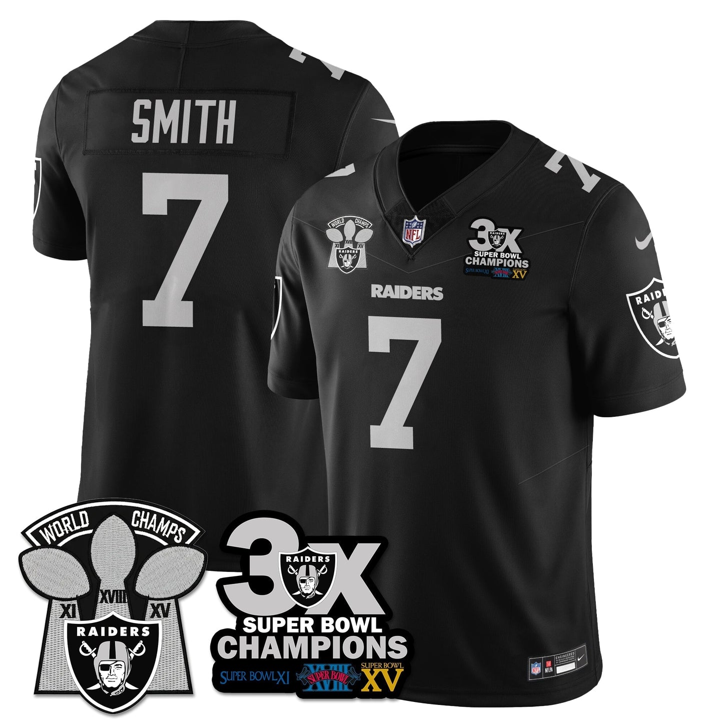 LVR 3-Time Champions Patch Vapor Limited Jersey - All Stitched-DTD