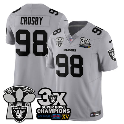 LVR 3-Time Champions Patch Vapor Limited Jersey - All Stitched-DTD