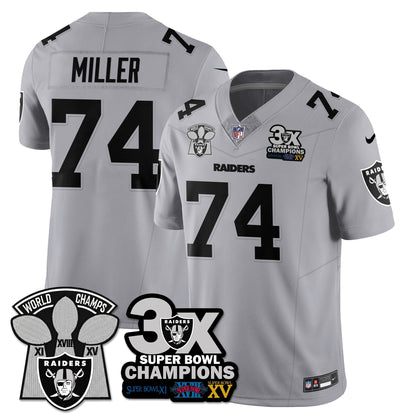 LVR 3-Time Champions Patch Vapor Limited Jersey - All Stitched-DTD