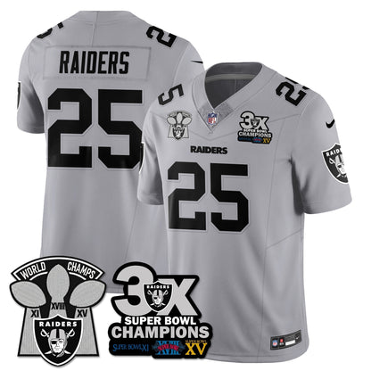 LVR 3-Time Champions Patch Vapor Limited Jersey - All Stitched-DTD
