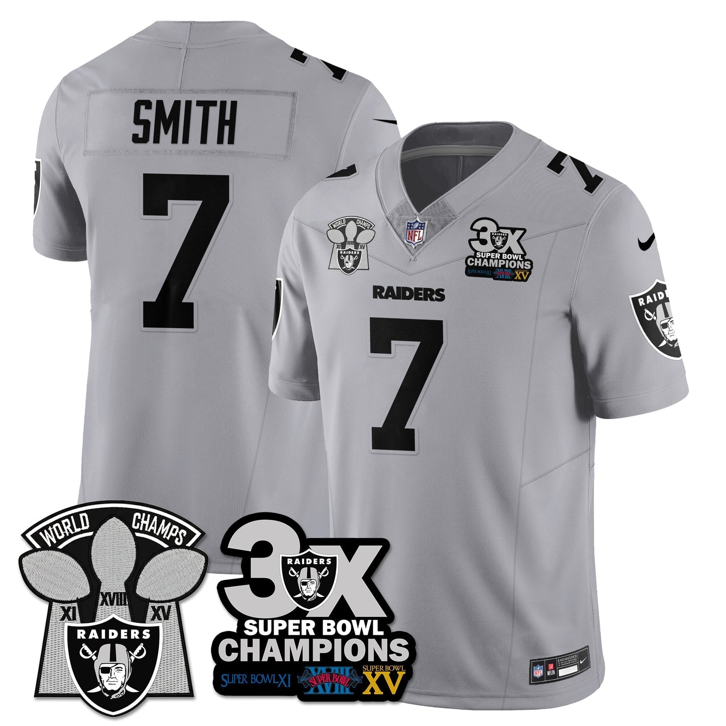 LVR 3-Time Champions Patch Vapor Limited Jersey - All Stitched-DTD