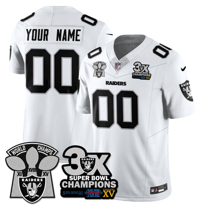 Custom LVR 3-Time Champions Patch Vapor Limited Jersey - All Stitched-DTD