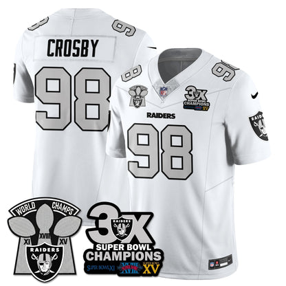 LVR 3-Time Champions Patch Vapor Limited Jersey - All Stitched-DTD