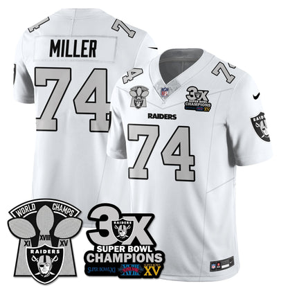 LVR 3-Time Champions Patch Vapor Limited Jersey - All Stitched-DTD