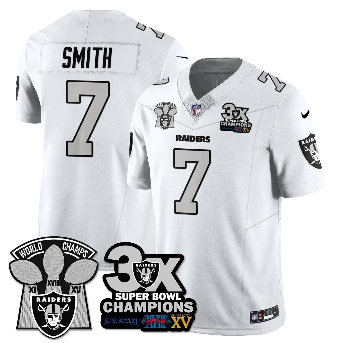LVR 3-Time Champions Patch Vapor Limited Jersey - All Stitched-DTD