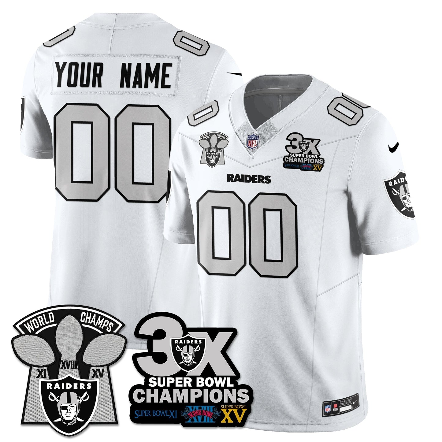 LVR 3-Time Champions Patch Vapor Limited Jersey - All Stitched-DTD
