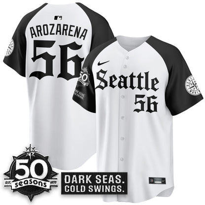 SEA 'Gothic Edition' Vapor Premier Limited Jersey - 50th Anniversary - All Stitched-DTD