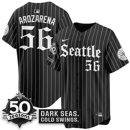 SEA 'Gothic Edition' Vapor Premier Limited Jersey - 50th Anniversary - All Stitched-DTD
